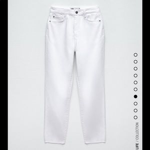 White zara jeans